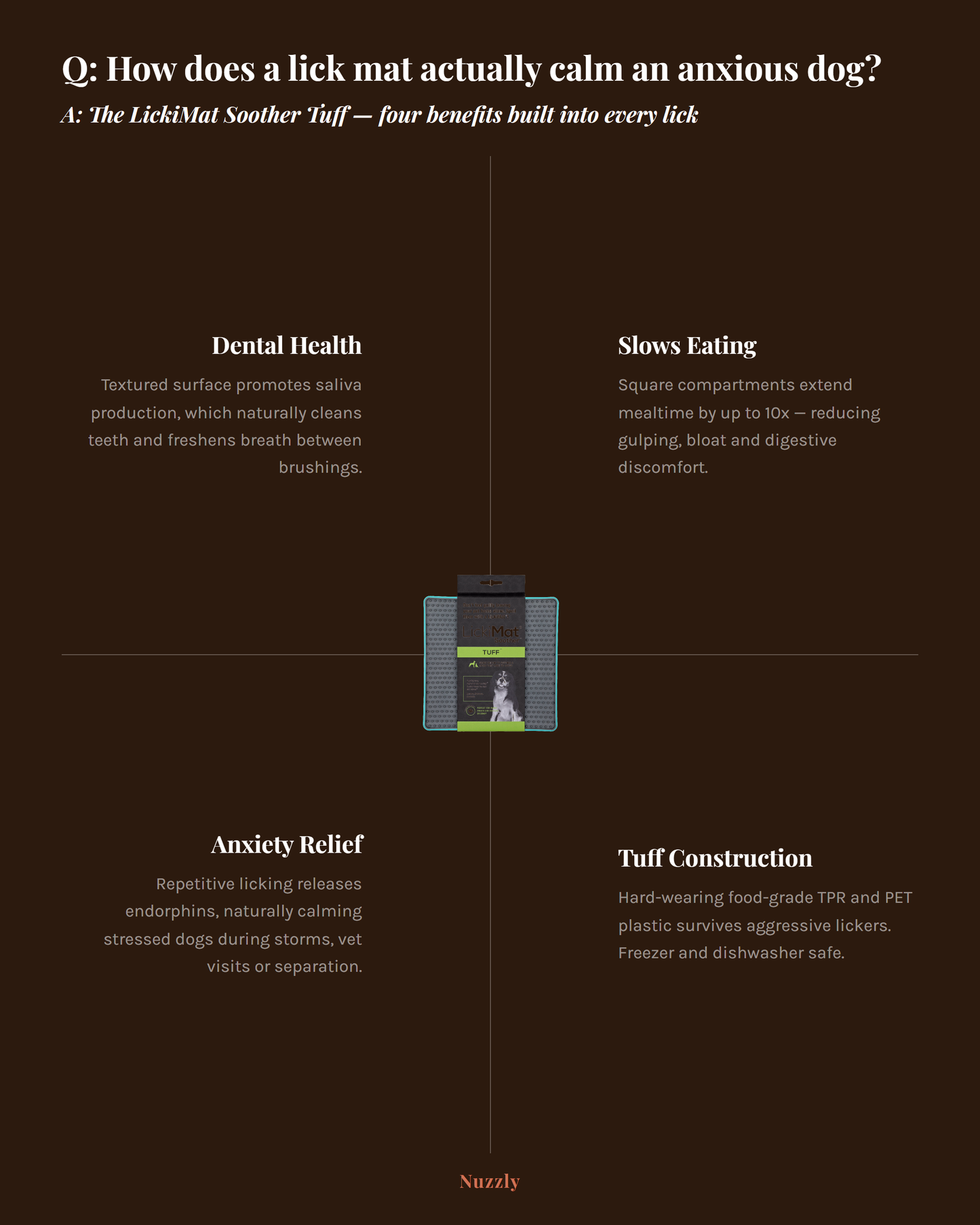 The Indestructible Reset Mat — Lickimat Soother Tuff