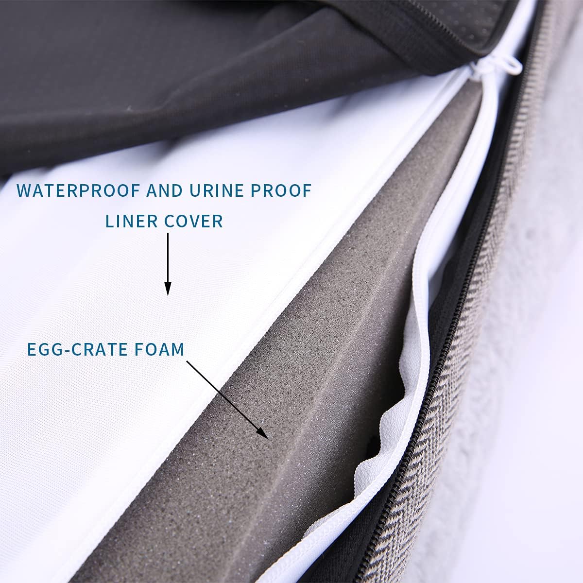 The Decompression Lounger — Orthopedic Recovery Bed for Itchy & Senior Dogs