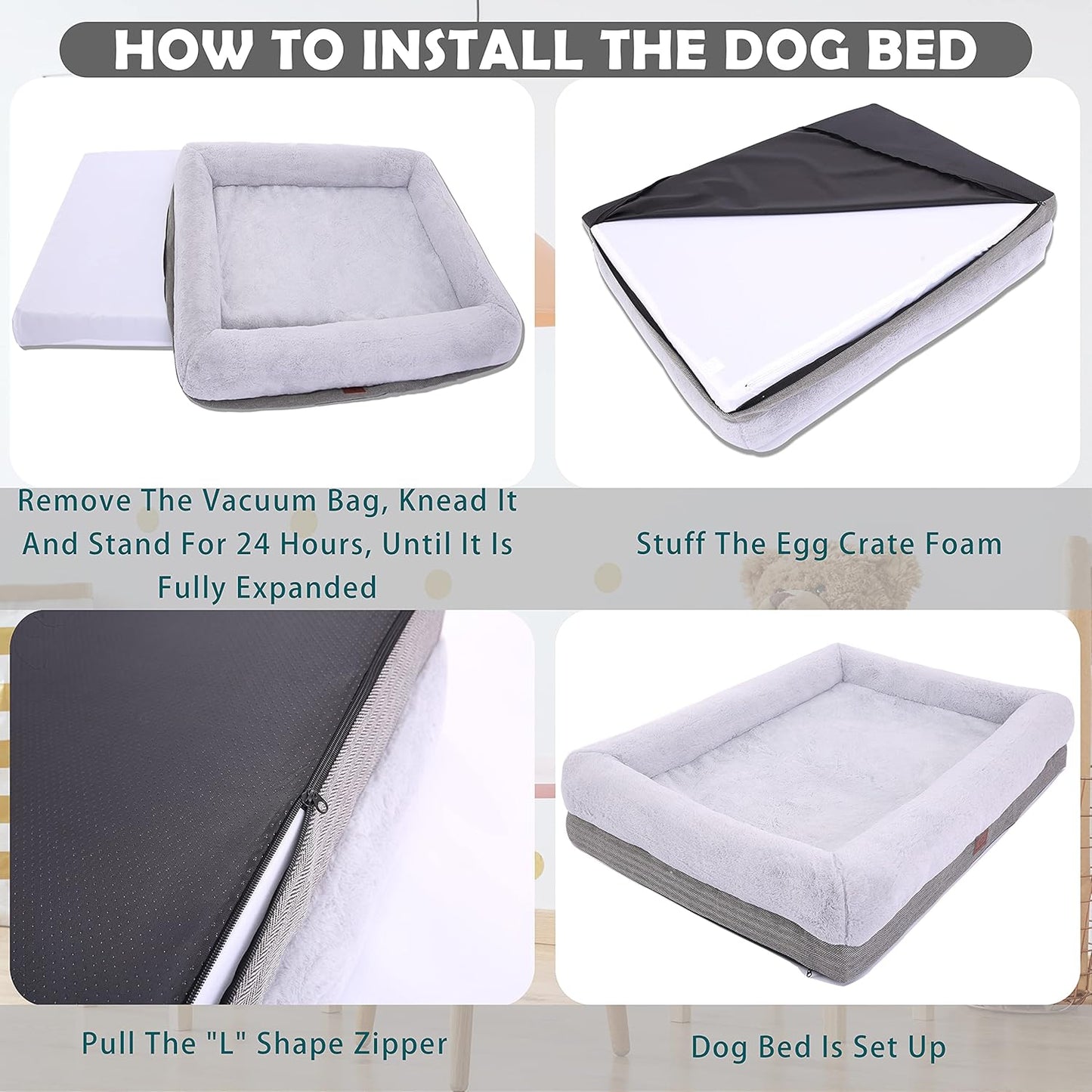 The Decompression Lounger — Orthopedic Recovery Bed for Itchy & Senior Dogs