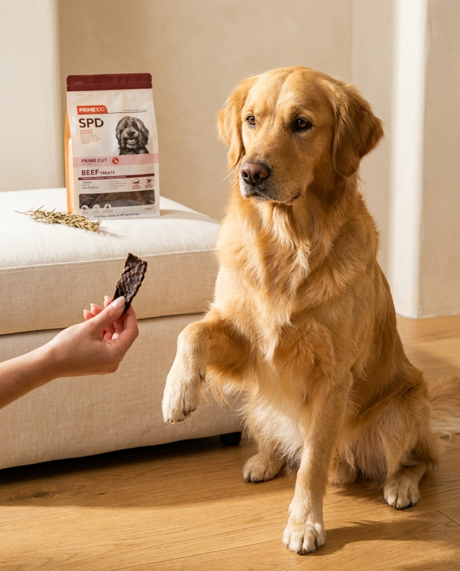 The Allergy-Safe Reward — Prime100 Single-Protein Treats