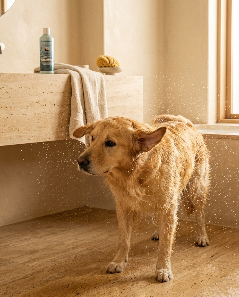 The Bath That Doesn't Make It Worse — Dermcare Natural Shampoo